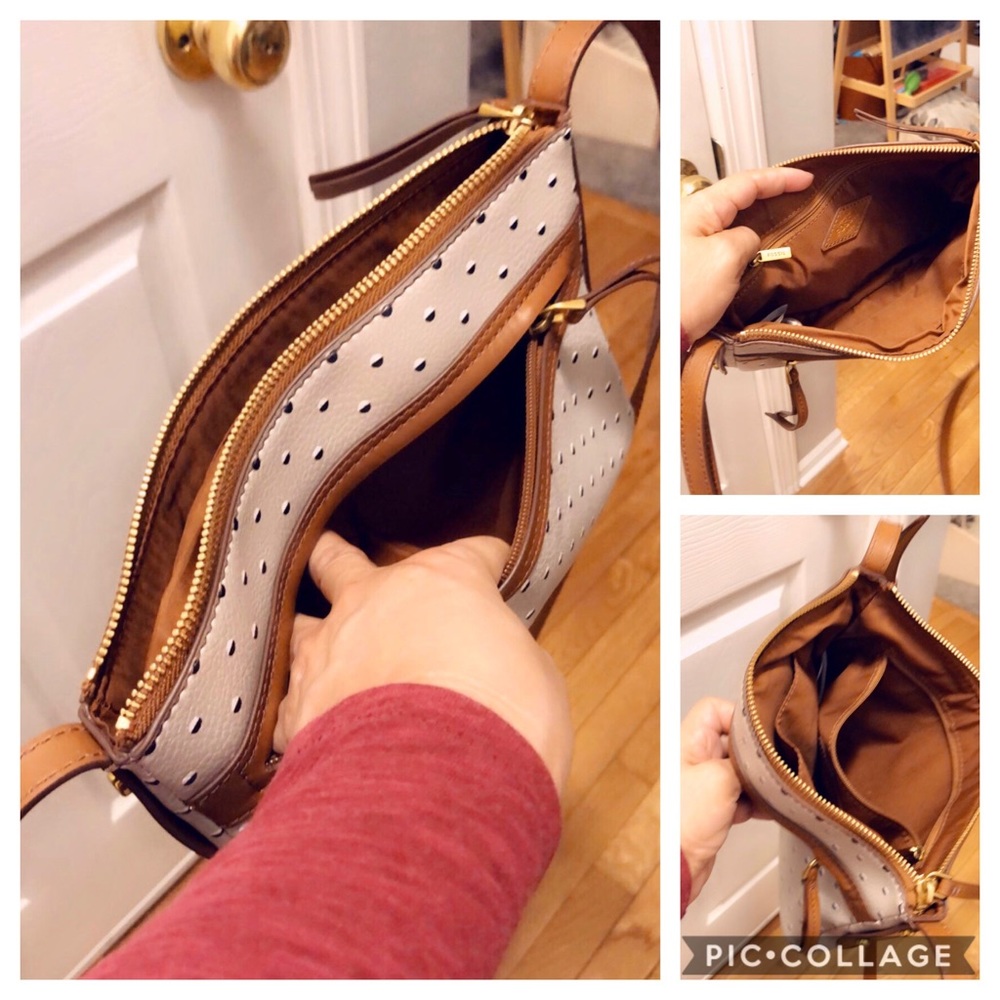 Fosssil genuine leather Crossbody bag